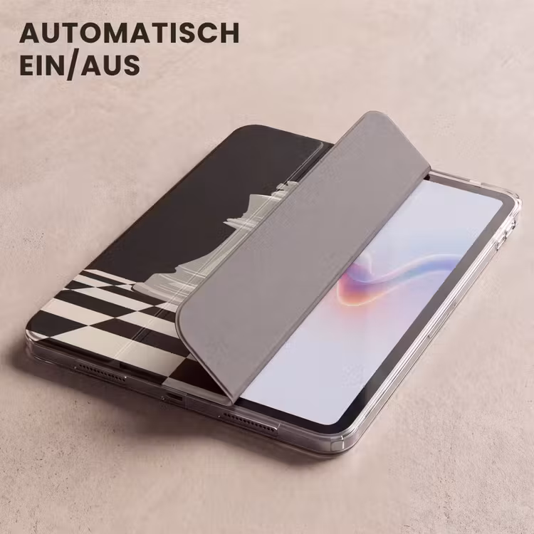 iPad-Hülle - Schachfiguren - König - Blockiert - Schwarz — 5