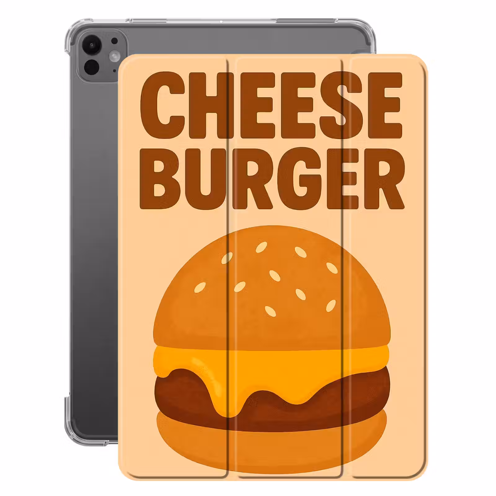 iPad-Hülle - Cheeseburger - Minimalistisch - Gelb — 1