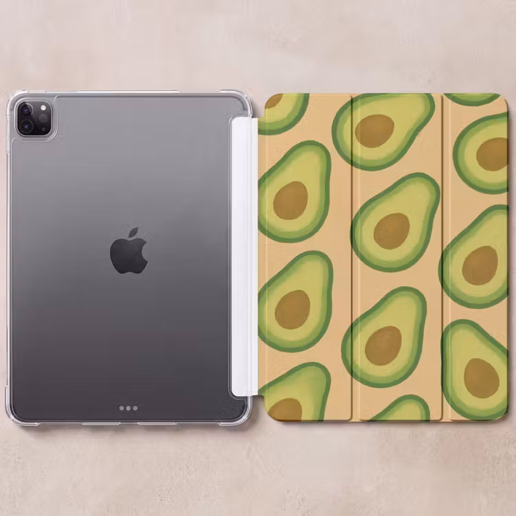 iPad-Hülle - Avocado - Muster - Grün - Kern — 6