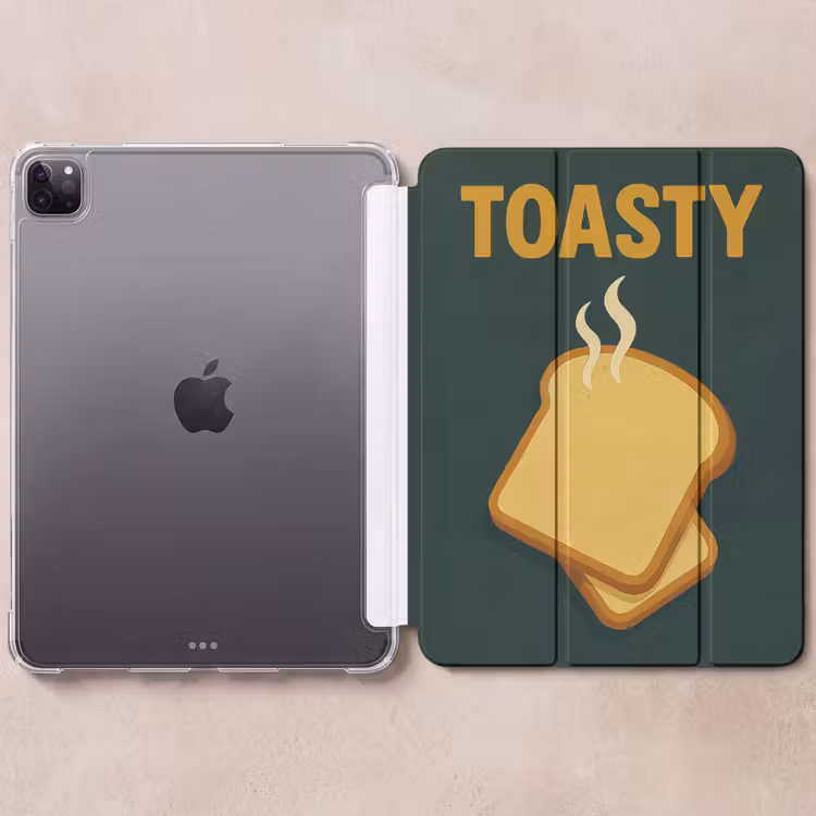 iPad-Hülle - Brot - Toast - Grün - Minimalistisch — 6