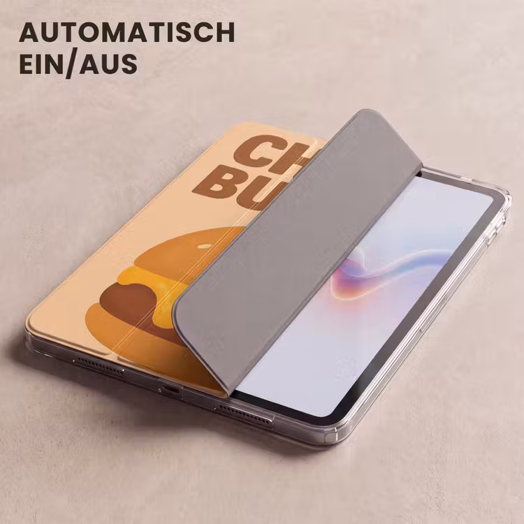 iPad-Hülle - Cheeseburger - Minimalistisch - Gelb — 5