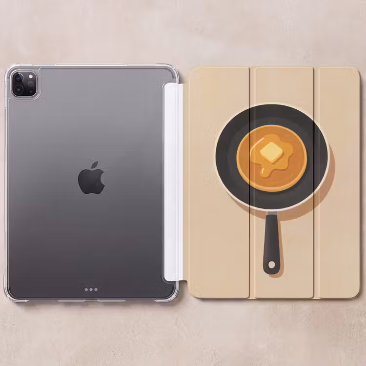 iPad-Hülle - Pfannkuchen - Bratpfanne - Butter - Minimalistisch — 6