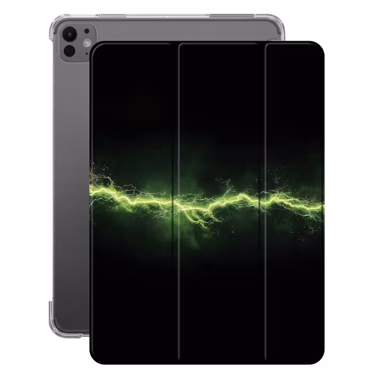 iPad-Hülle - Spiele - Elektrizität - Leitung - Funken - Grün — 1