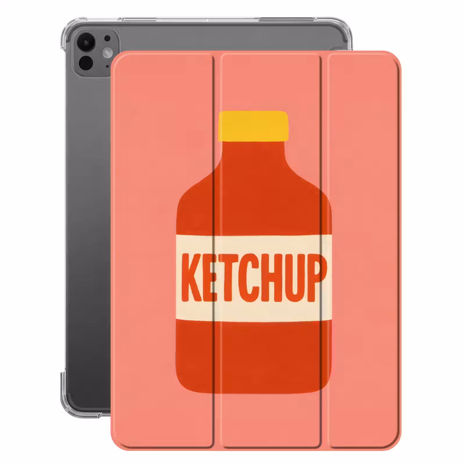 iPad-Hülle - Ketchup - Flasche - Rot - Minimalistisch — 1