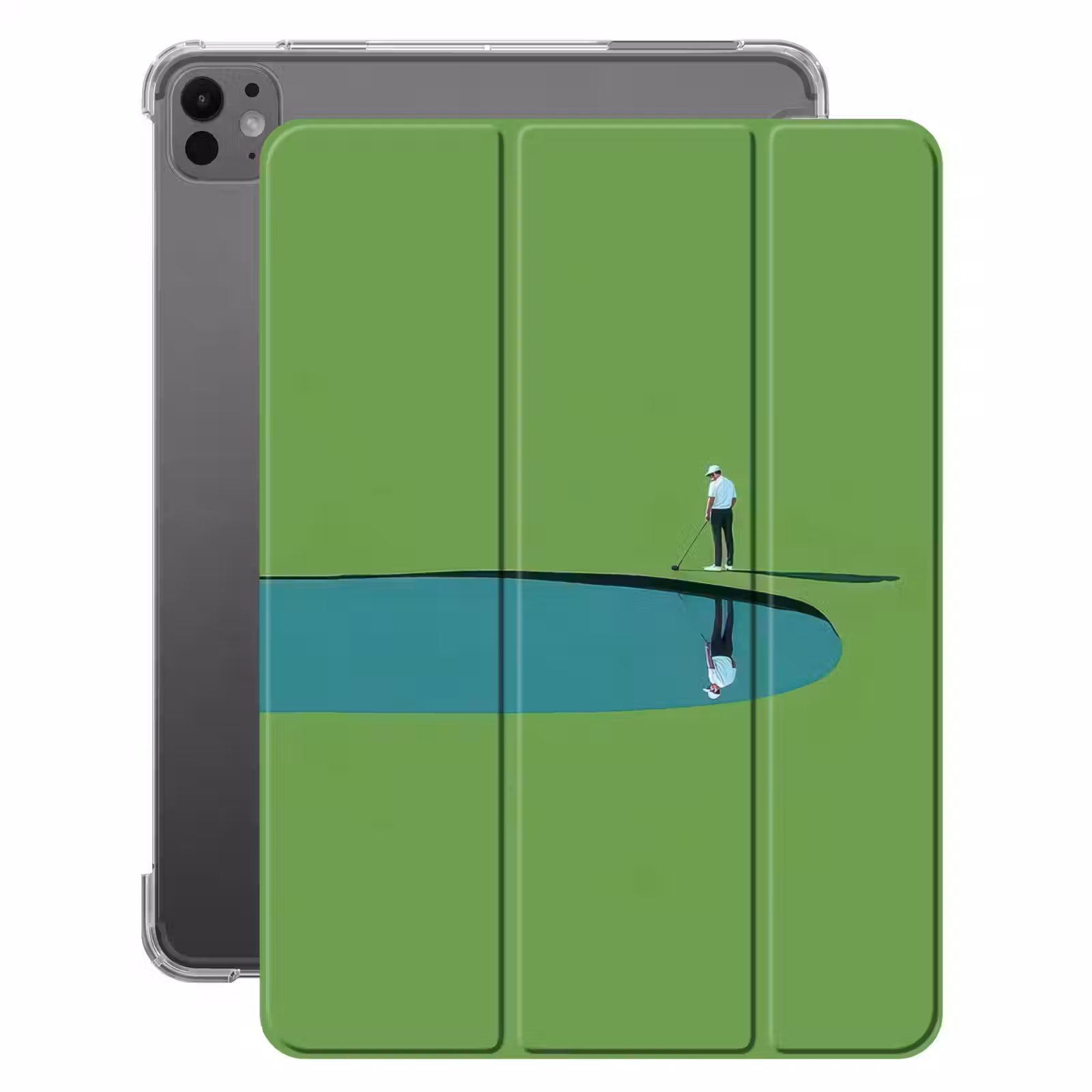 iPad-Hülle - Person - Welle - Wasser - Blau — 1