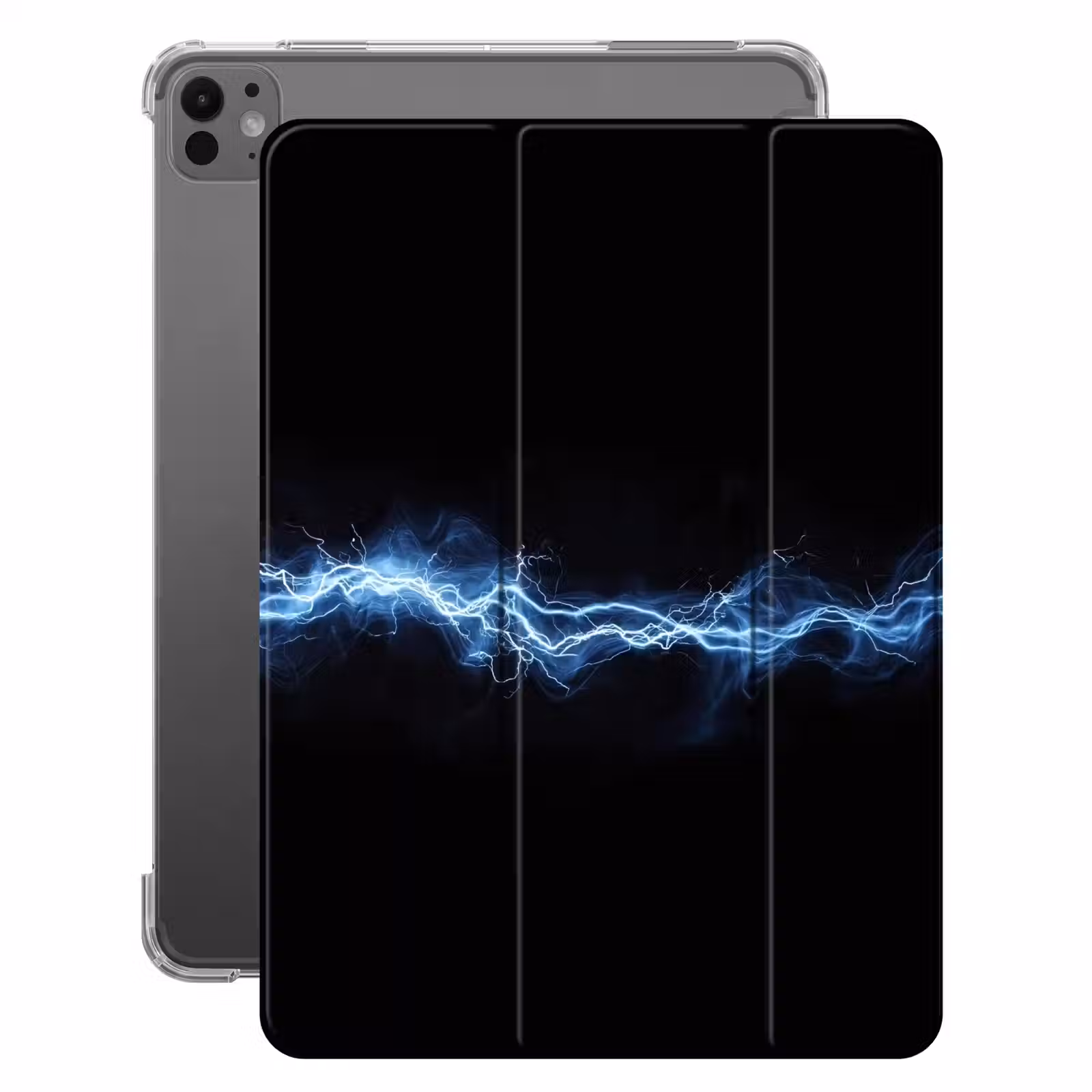 iPad-Hülle - Spiele - Blitzlicht - Blau - Energie — 1