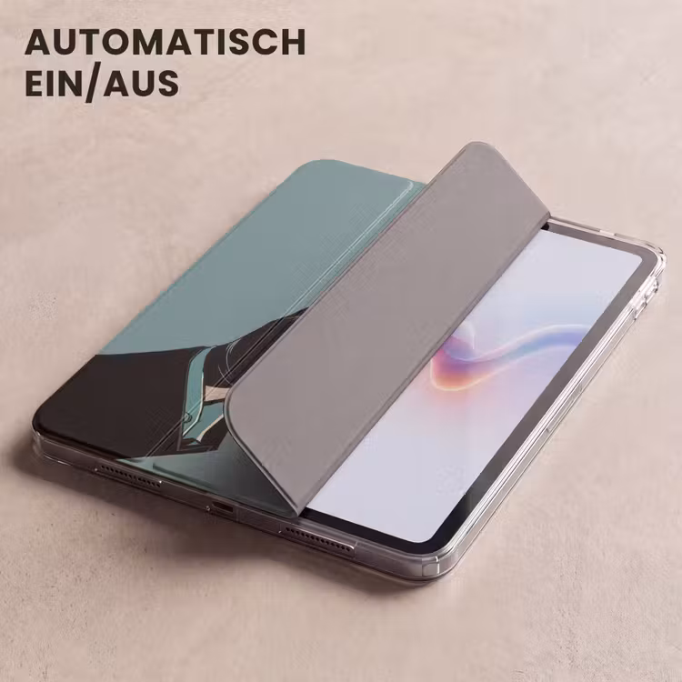 iPad-Hülle - Arm - Glas - Anzug - Blau — 5