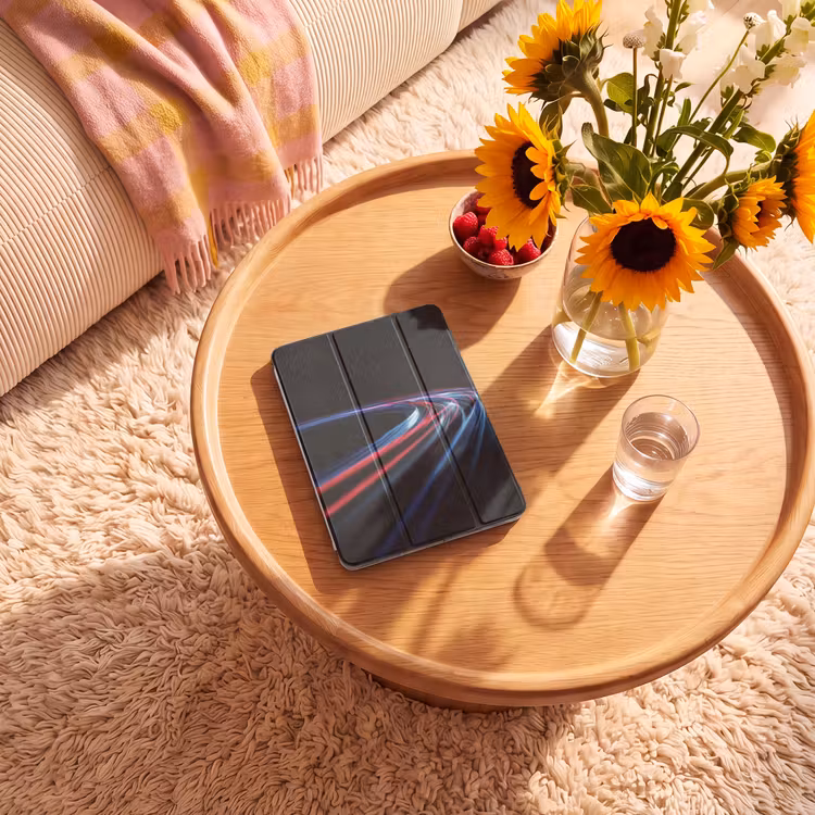 iPad-Hülle - Gaming - Leichte Spuren - Wellenförmig - Rot — 2