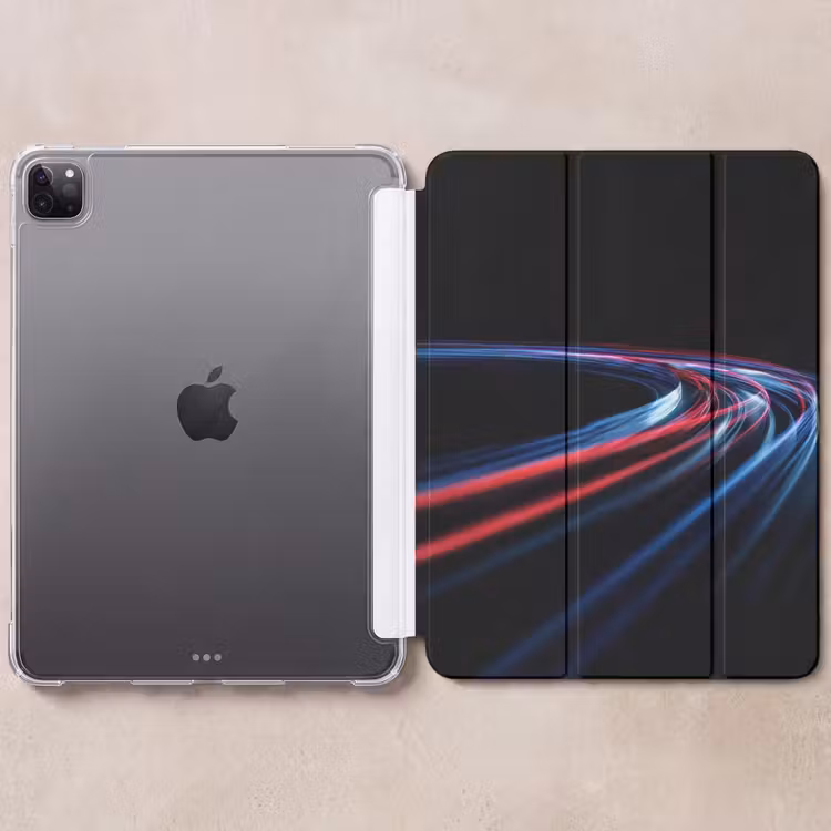 iPad-Hülle - Gaming - Leichte Spuren - Wellenförmig - Rot — 6