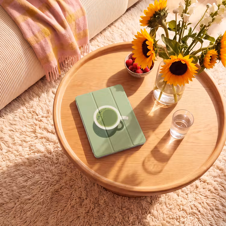 iPad-Hülle - Minimalistisch - Becher - Matcha -Grün — 2