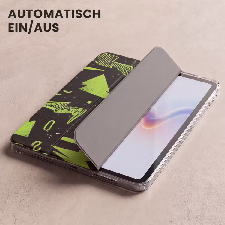 iPad-Hülle - Spiele - Formen - Pfeile - Abstrakt - Schwarz — 5