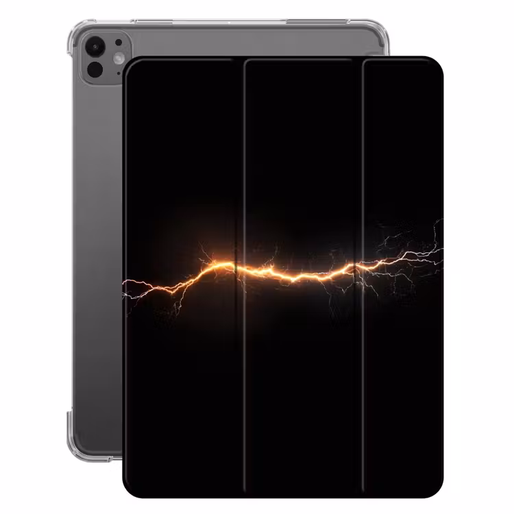 iPad-Hülle - Spiele - Orange - Blitzlicht - Licht — 1