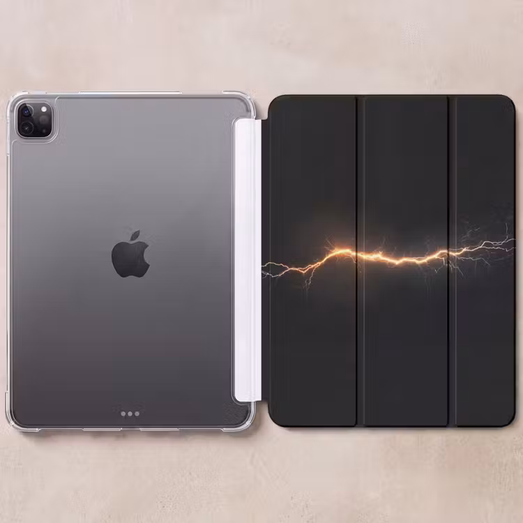 iPad-Hülle - Spiele - Orange - Blitzlicht - Licht — 6