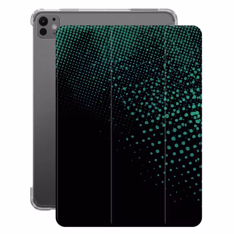 iPad-Hülle - Spiele - Punkte - Grün - Unschärfe — 1