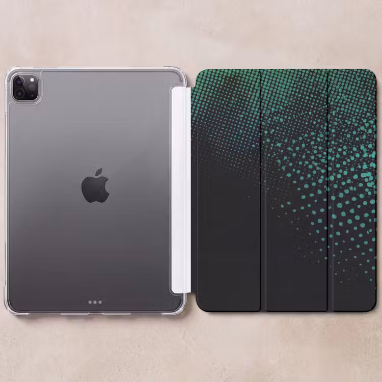 iPad-Hülle - Spiele - Punkte - Grün - Unschärfe — 6