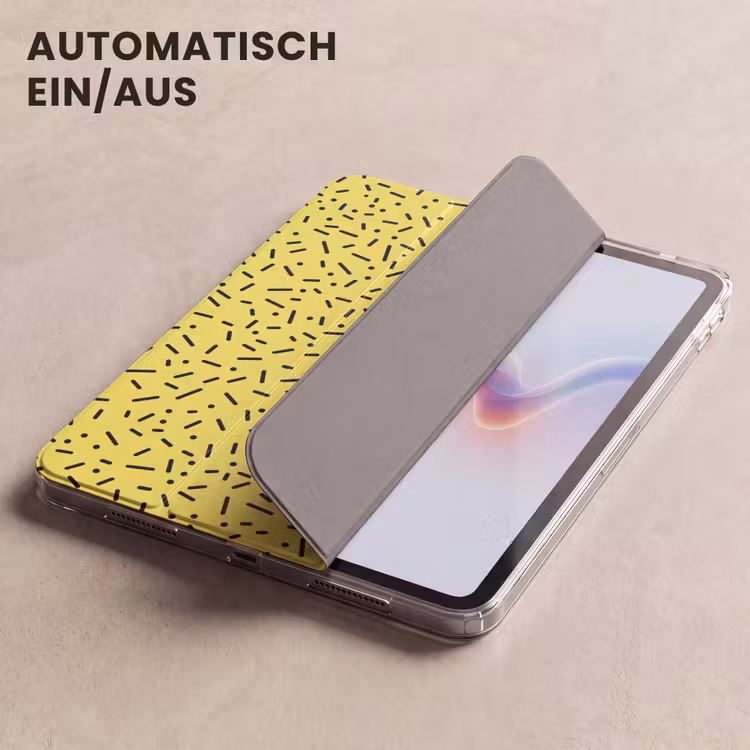 iPad-Hülle - Spiele - Punkte - Streifen - Gelb — 5