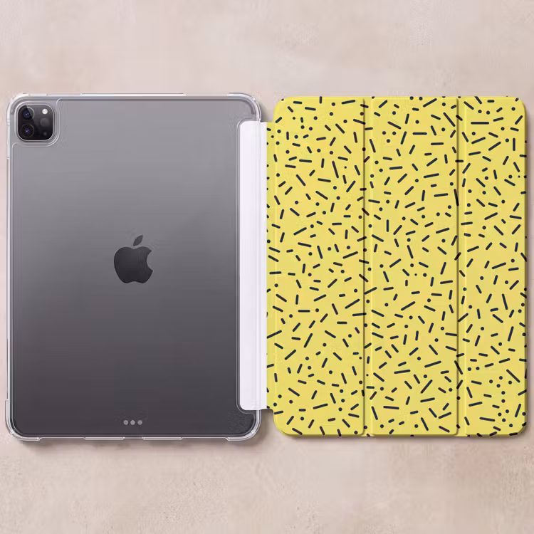 iPad-Hülle - Spiele - Punkte - Streifen - Gelb — 6