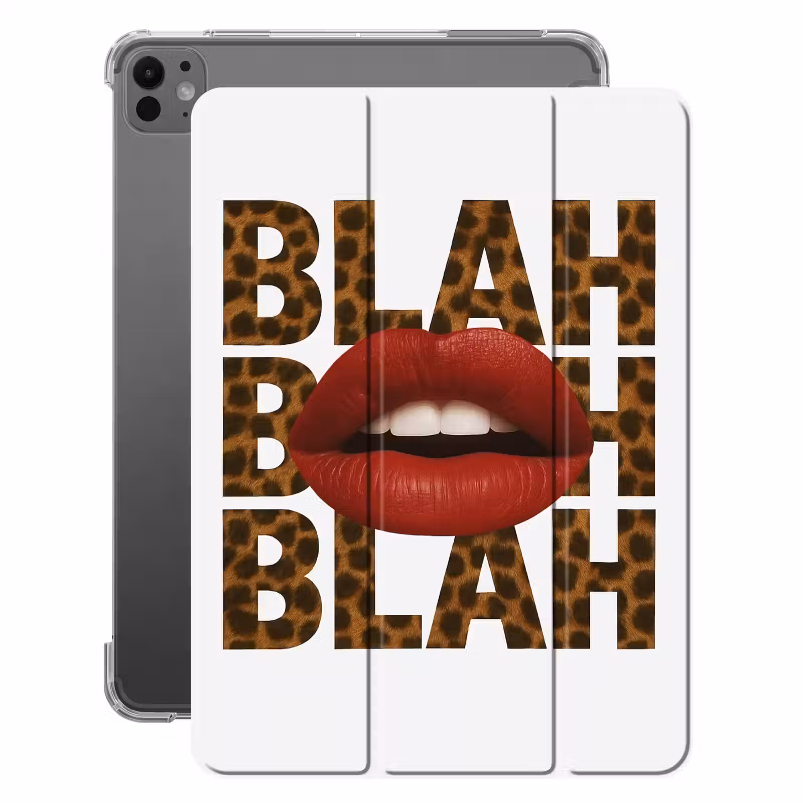 iPad-Hülle - Lippen - Rot - Zitat — 1