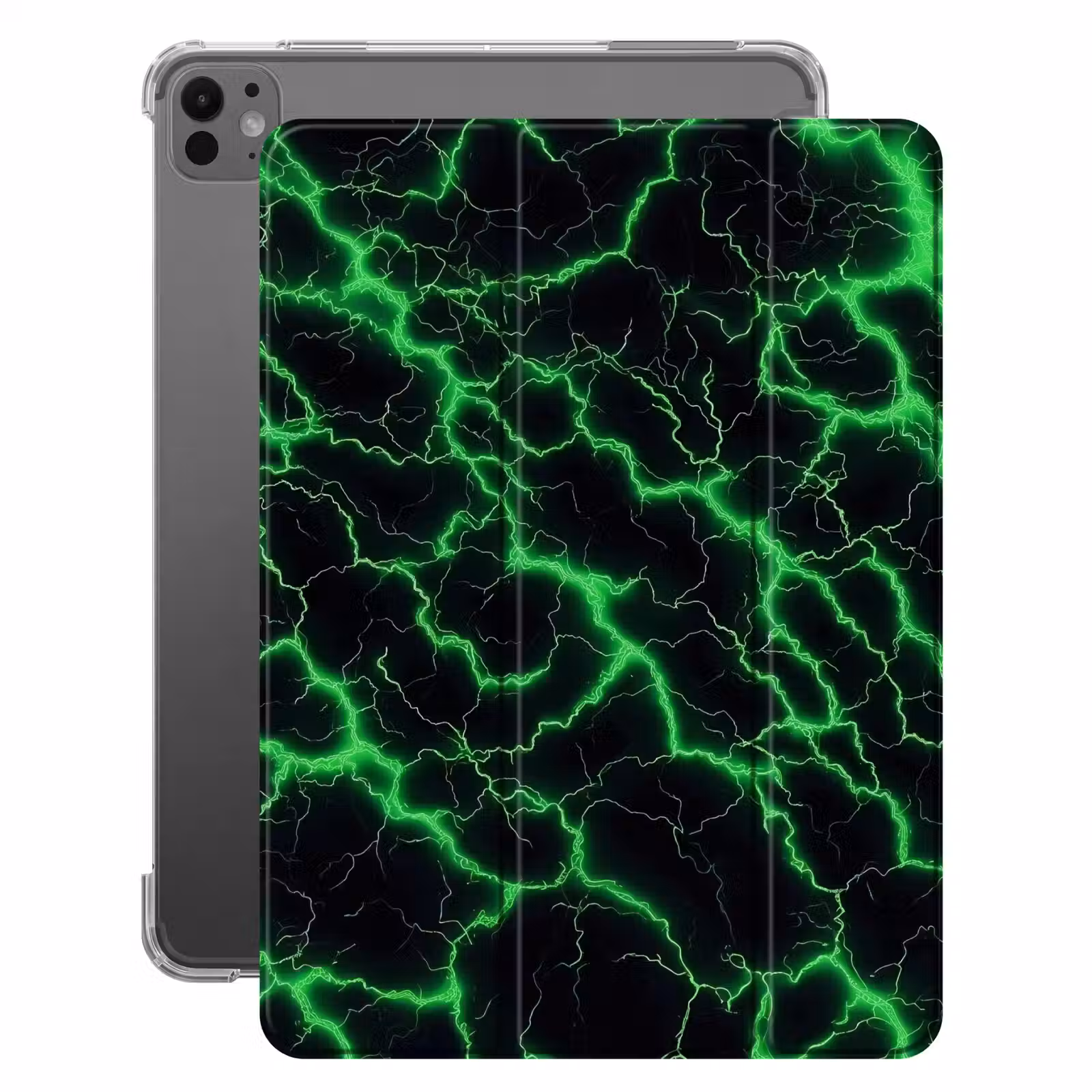 iPad-Hülle - Spiele - Blitze - Grün - Energie — 1