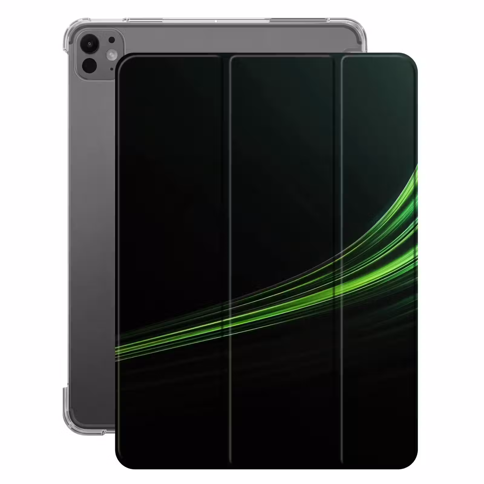 iPad-Hülle - Spiele - Linien - Bogen - Grün — 1