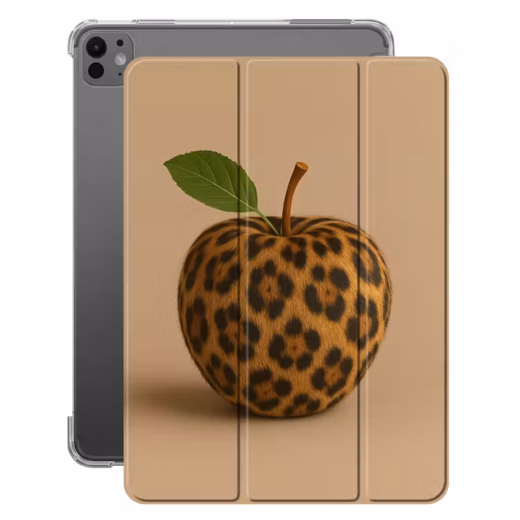 iPad-Hülle - Apfel - Panther - Blatt - Grün — 1