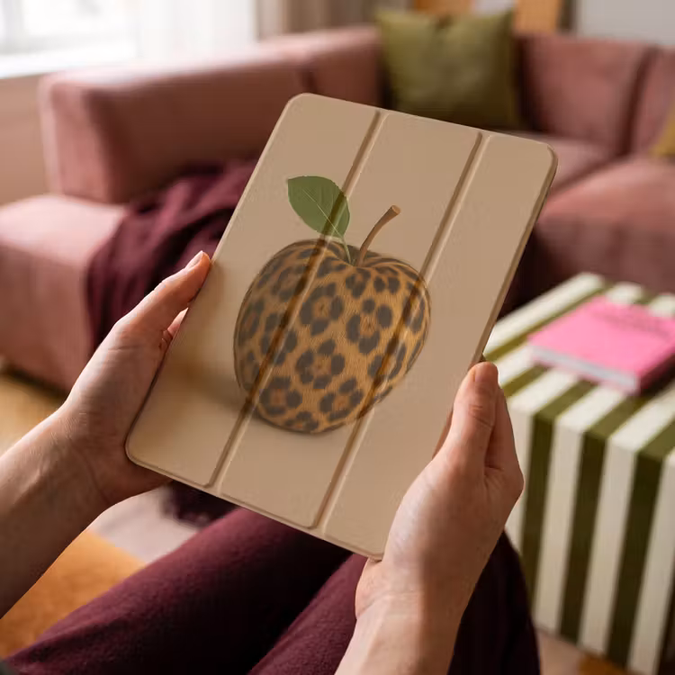 iPad-Hülle - Apfel - Panther - Blatt - Grün — 4