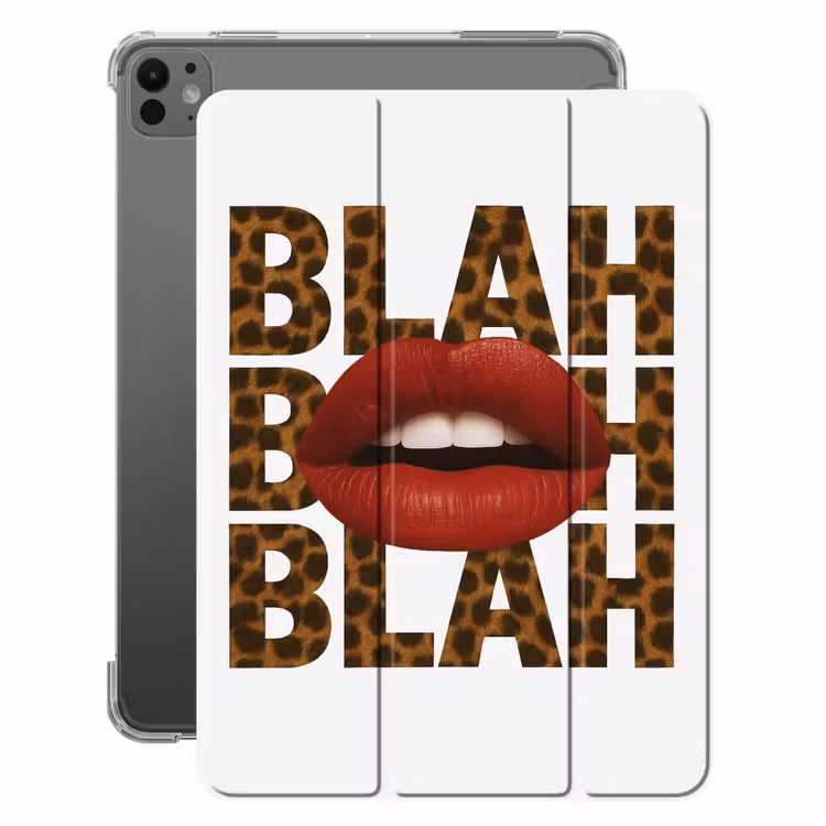 iPad-Hülle - Lippen - Rot - Zitat — 1