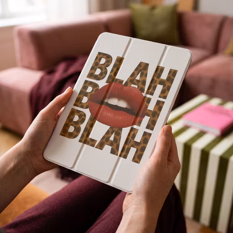 iPad-Hülle - Lippen - Rot - Zitat — 4