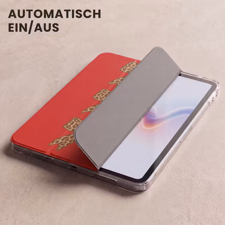 iPad-Hülle - Schleifen - Pantherdruck - Rot — 5