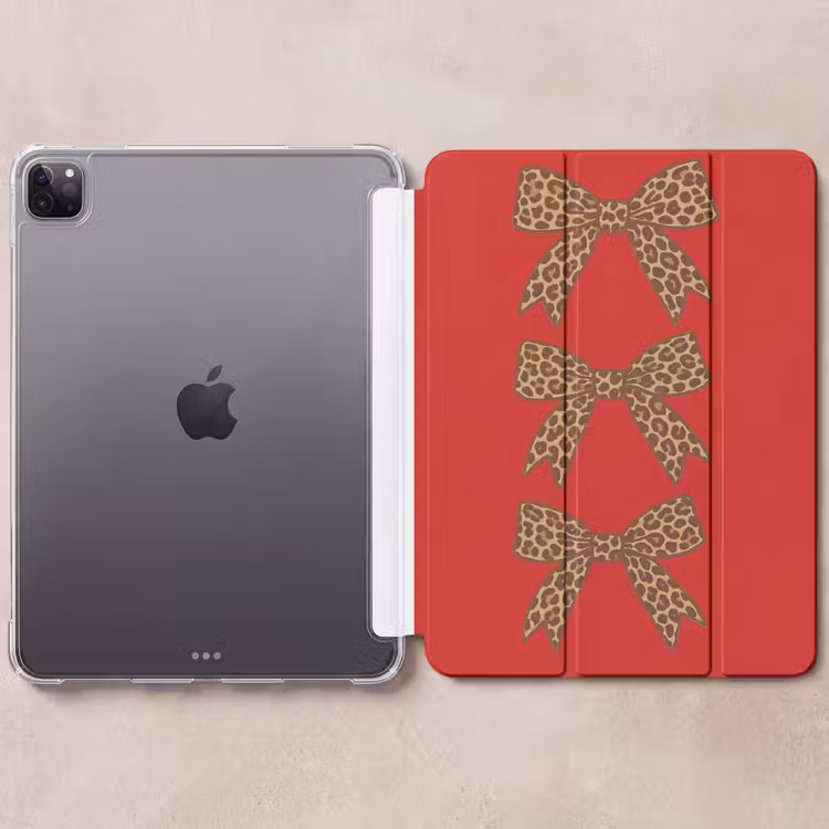 iPad-Hülle - Schleifen - Pantherdruck - Rot — 6