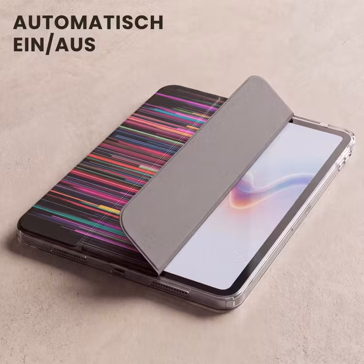 iPad-Hülle - Spiele - Abstrakt - Linien - Horizontal - Farbenfroh — 5