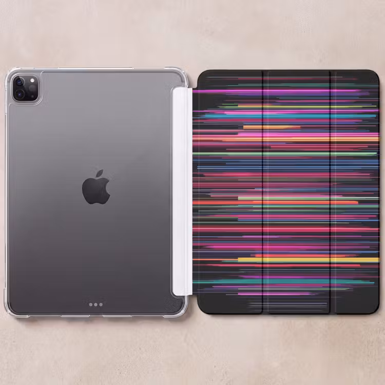 iPad-Hülle - Spiele - Abstrakt - Linien - Horizontal - Farbenfroh — 6