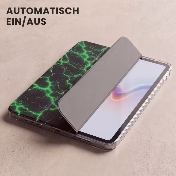 iPad-Hülle - Spiele - Blitze - Grün - Energie — 5