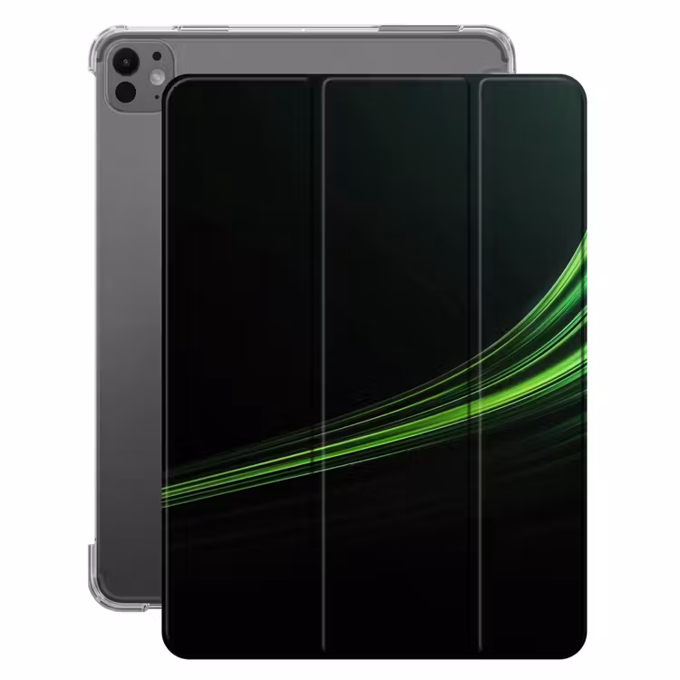 iPad-Hülle - Spiele - Linien - Bogen - Grün — 1
