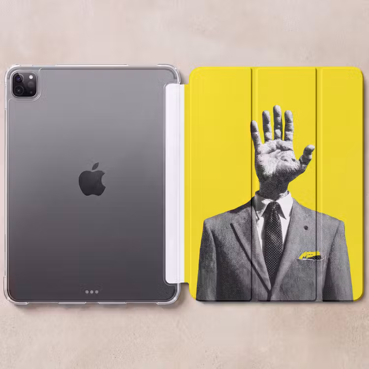 iPad-Hülle - Anzug - Hand - Gelb — 6