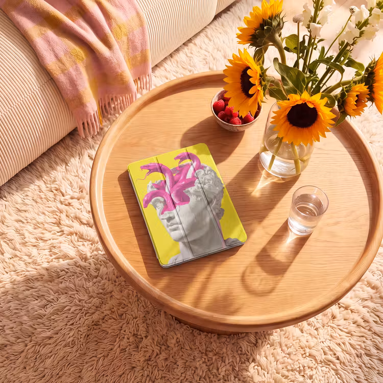 iPad-Hülle - Büste - Schlangen - Gelb — 2