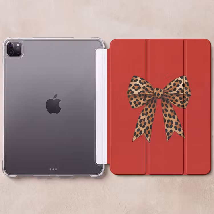 iPad-Hülle - Fliege - Verschnörkelt - Panther - Rot — 6
