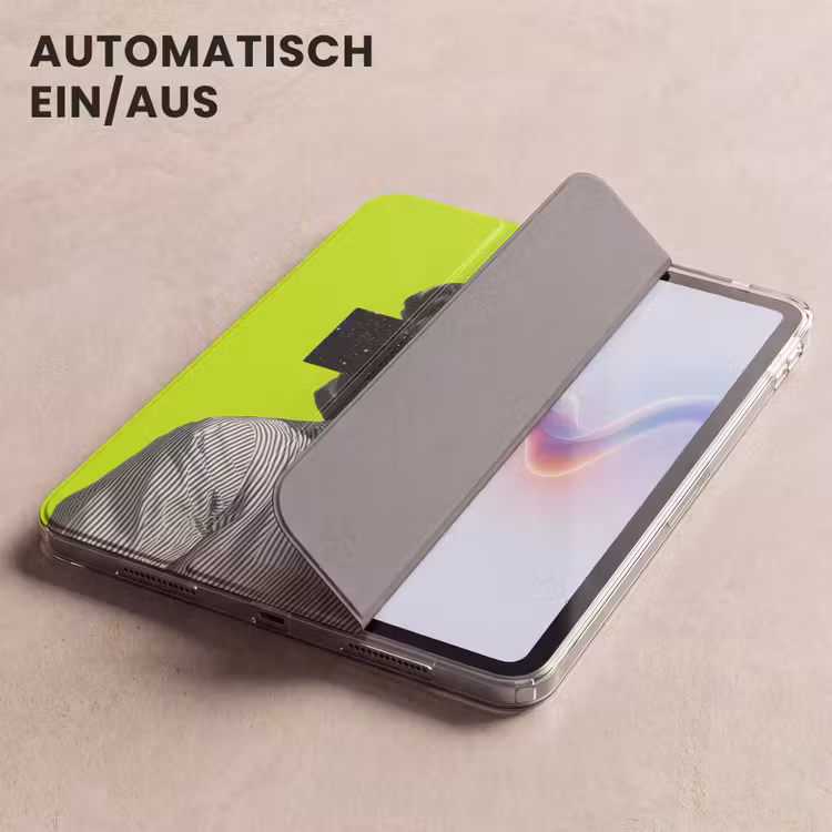 iPad-Hülle - Frau - Sternenhimmel - Grün — 5