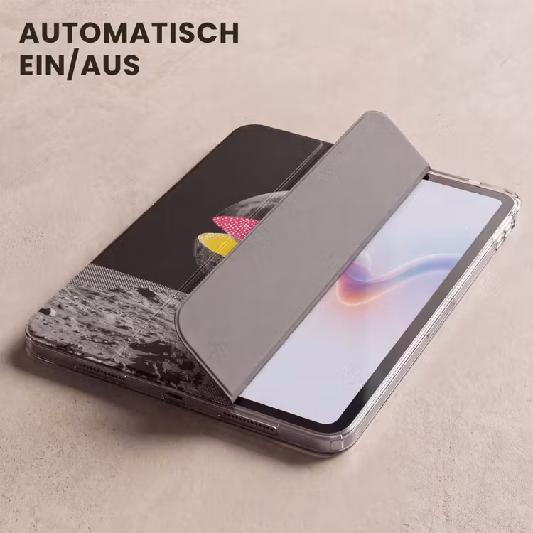 iPad-Hülle - Mond - Gelb - Rosa - Schwarz — 5