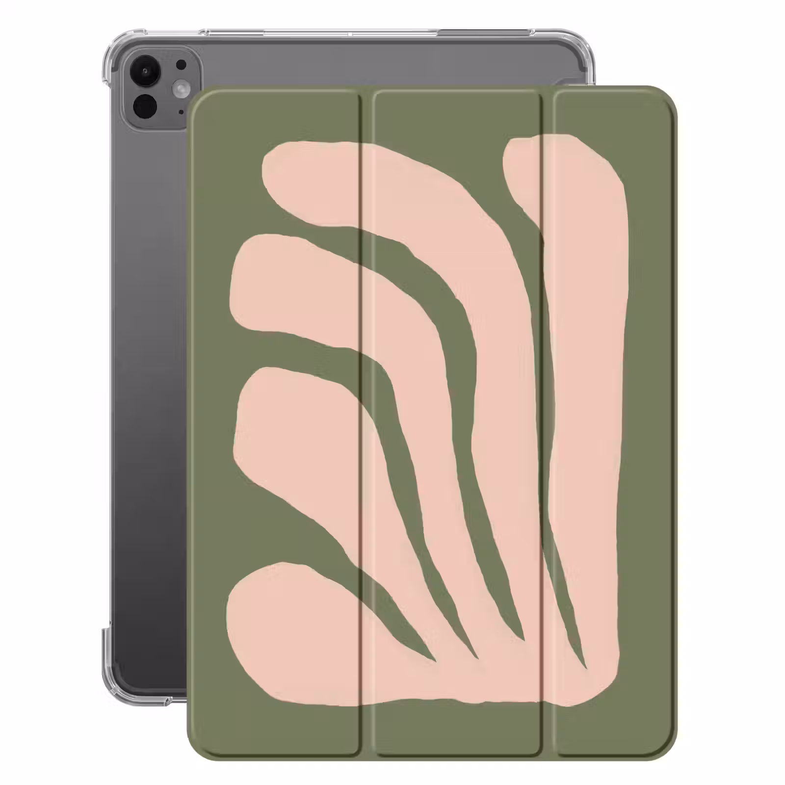 iPad-Hülle - Abstrakt - Natur - Pastell - Rosa — 1