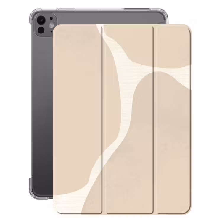 iPad-Hülle - Abstrakt - Beige - Moderne Kunst — 1
