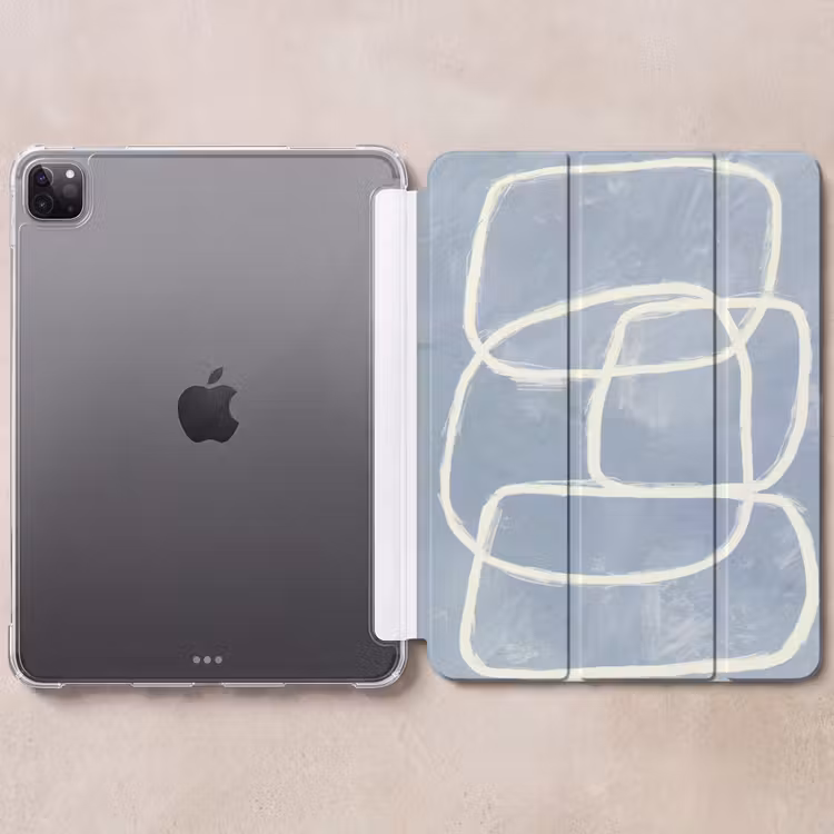 iPad-Hülle - Abstrakt - Blau - Kunst — 6