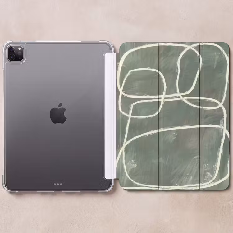 iPad-Hülle - Abstrakt - Grün - Kunst - Modern — 6
