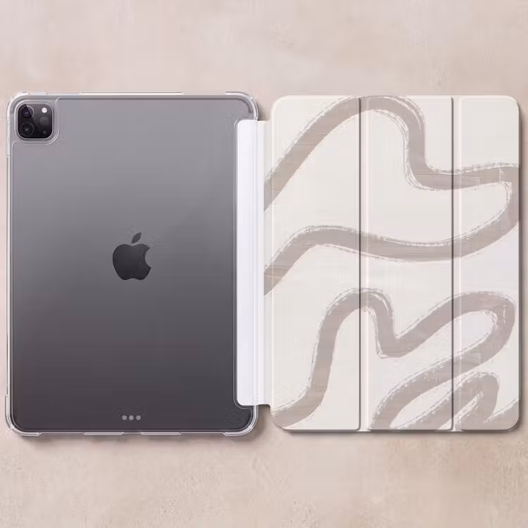 iPad-Hülle - Abstrakt - Moderne Kunst - Beige — 6