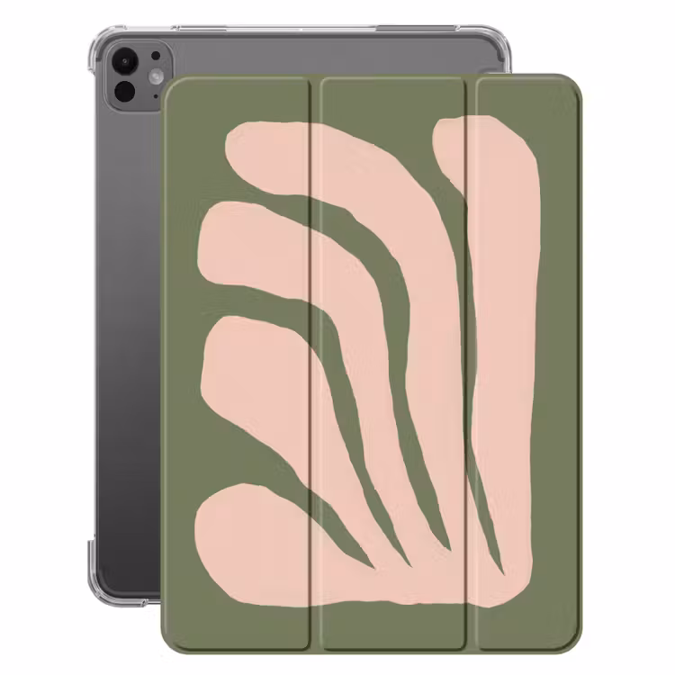 iPad-Hülle - Abstrakt - Natur - Pastell - Rosa — 1