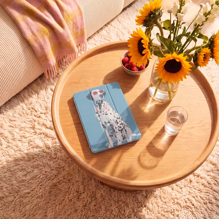iPad-Hülle - Dalmatiner - Sonnenbrille - Blau — 2
