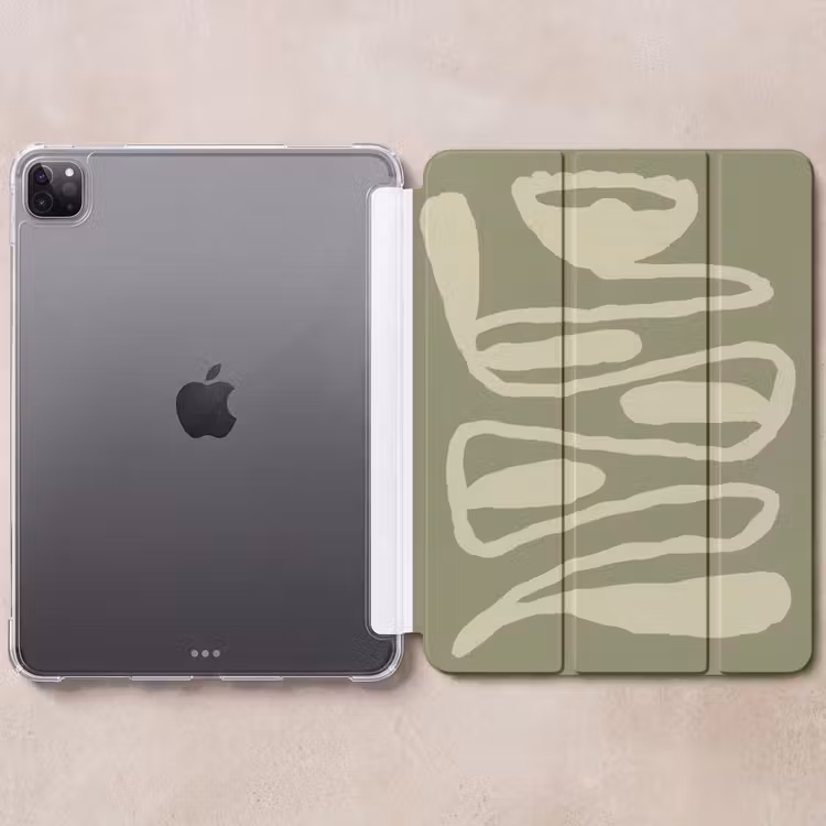 iPad-Hülle - Grün - Abstrakte Kunst - Modern — 6