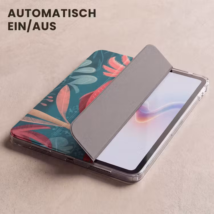 iPad-Hülle - Kakadu - Tropische Blätter - Zweig — 5