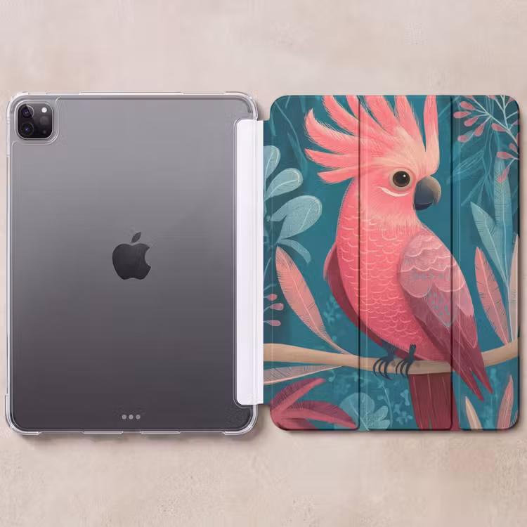 iPad-Hülle - Kakadu - Tropische Blätter - Zweig — 6