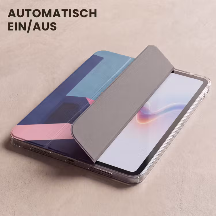 iPad-Hülle - Katze - Treppe - Gebäude - Schattenkontraste — 5